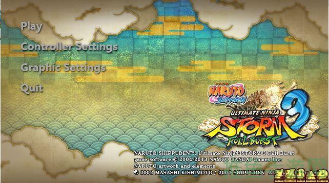 『火影忍者究极风暴3』键盘大揭秘!-52KMS