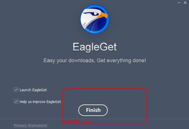 点击“Finish”按钮安装完成