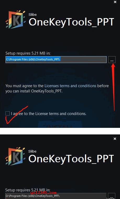 管理员身份运行“OneKeyTools Lite for PowerPoint.exe”安装程序