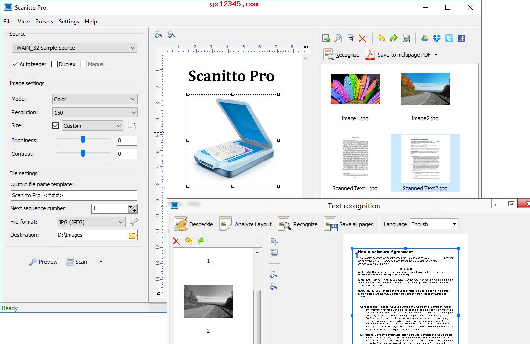 scanitto界面